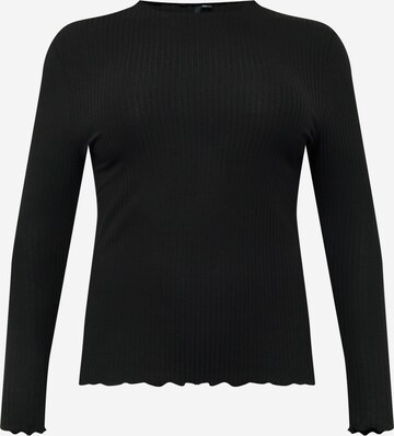 ONLY Curve Μπλουζάκι 'EMMA' σε μαύρο: μπροστά