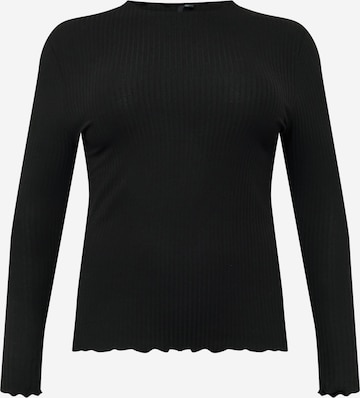 ONLY Curve T-shirt 'EMMA' i svart: framsida