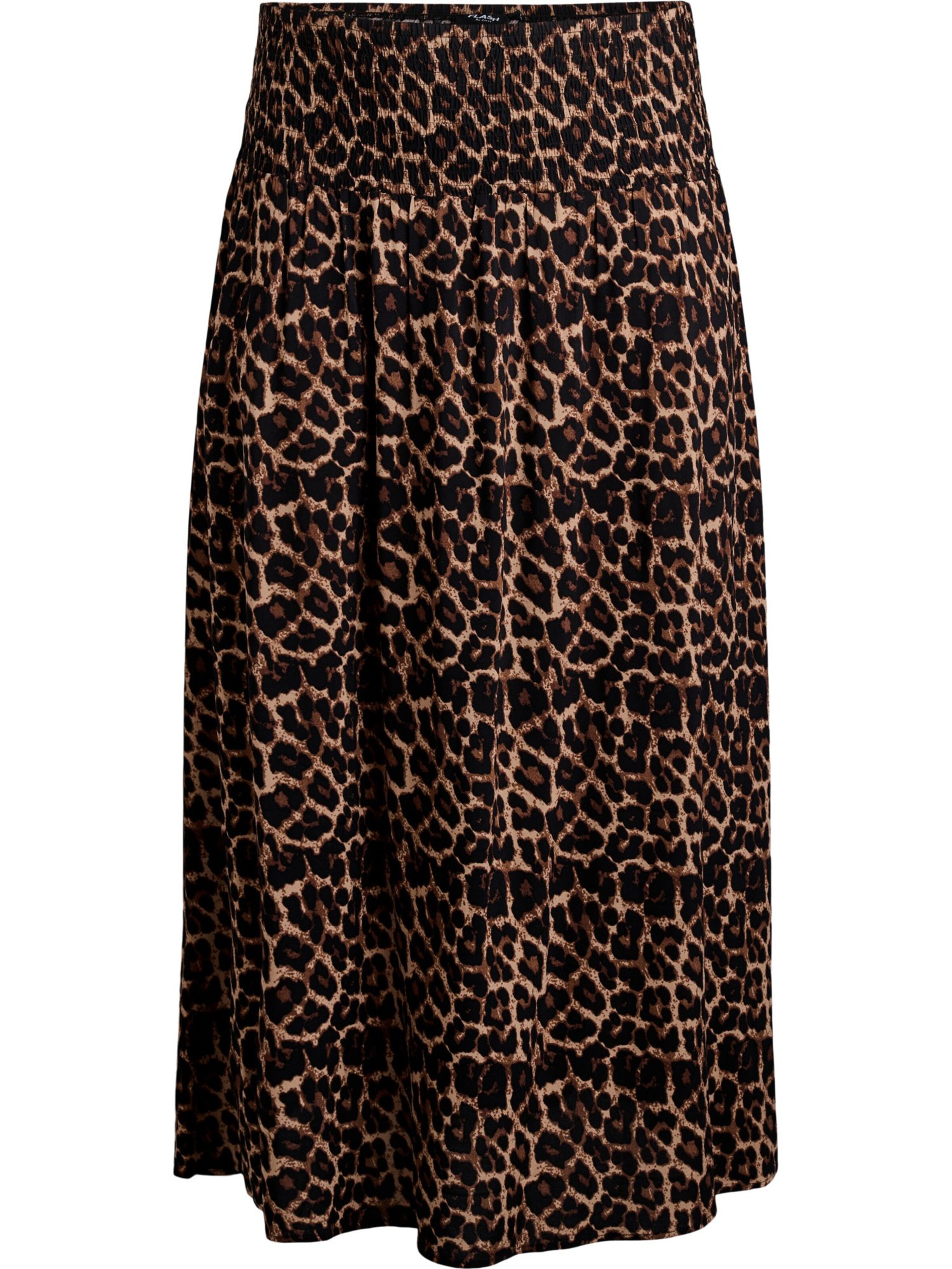 Flash by Zizzi Skirt 'Flbilly' in Brown