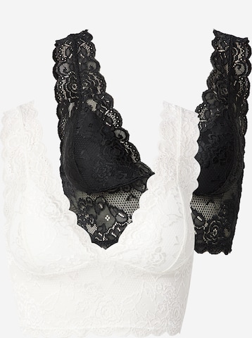 ONLY Bustier BH 'CHLOE' in Zwart: voorkant