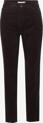 Regular Pantalon 'ZORIA' TATUUM en marron : devant