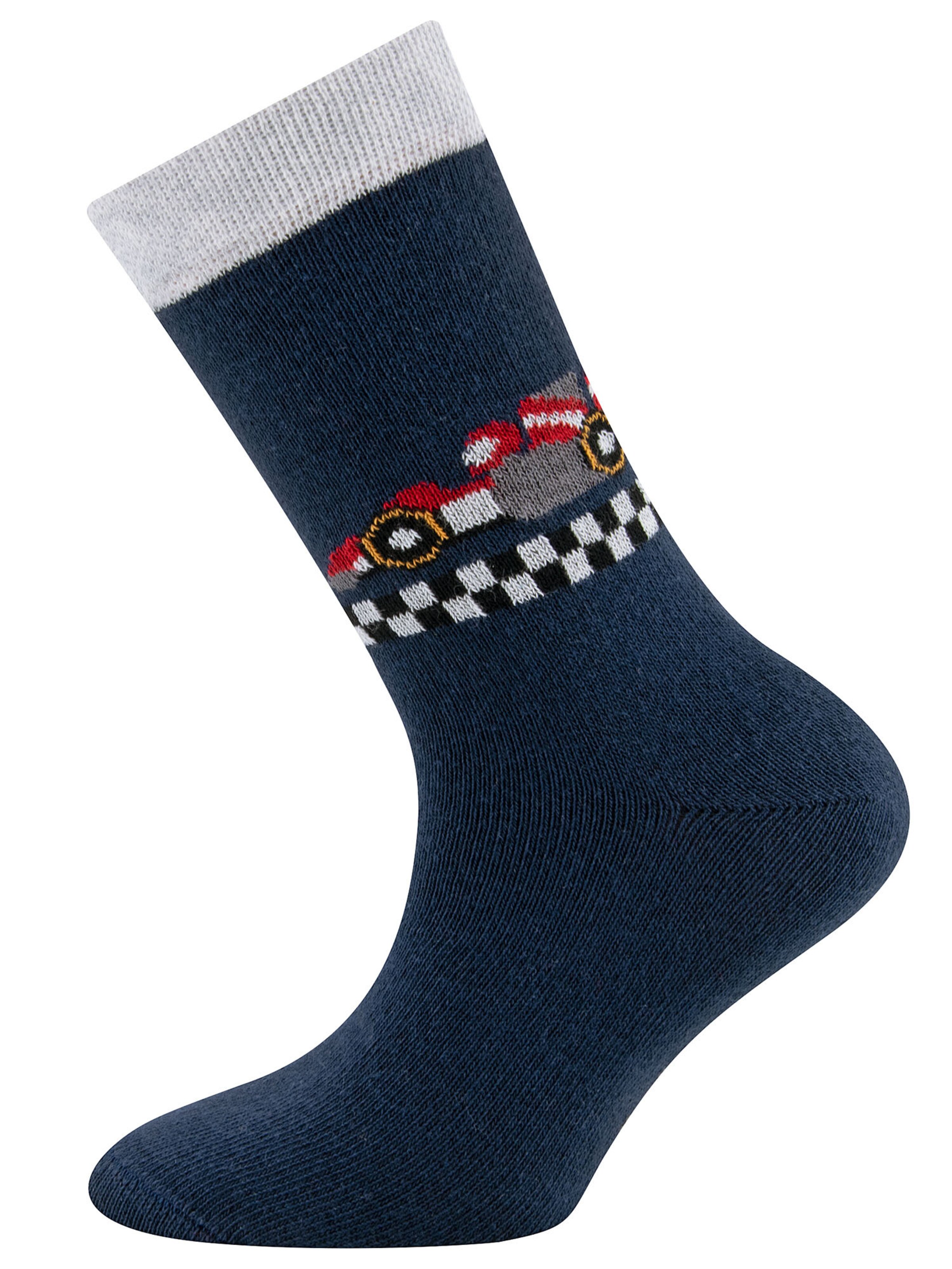 EWERS Socks 'Rennauto' in Blue
