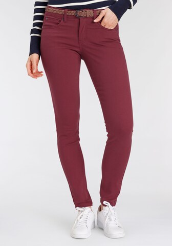 DELMAO Slim fit Jeans in Red: front