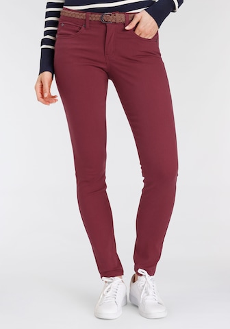 DELMAO Slimfit Jeans in Rot: predná strana