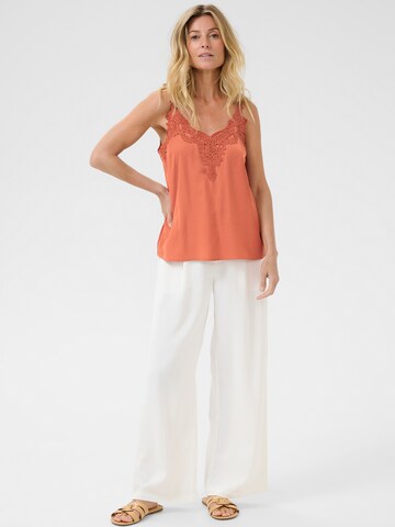Top 'CRAnna' di Cream in arancione