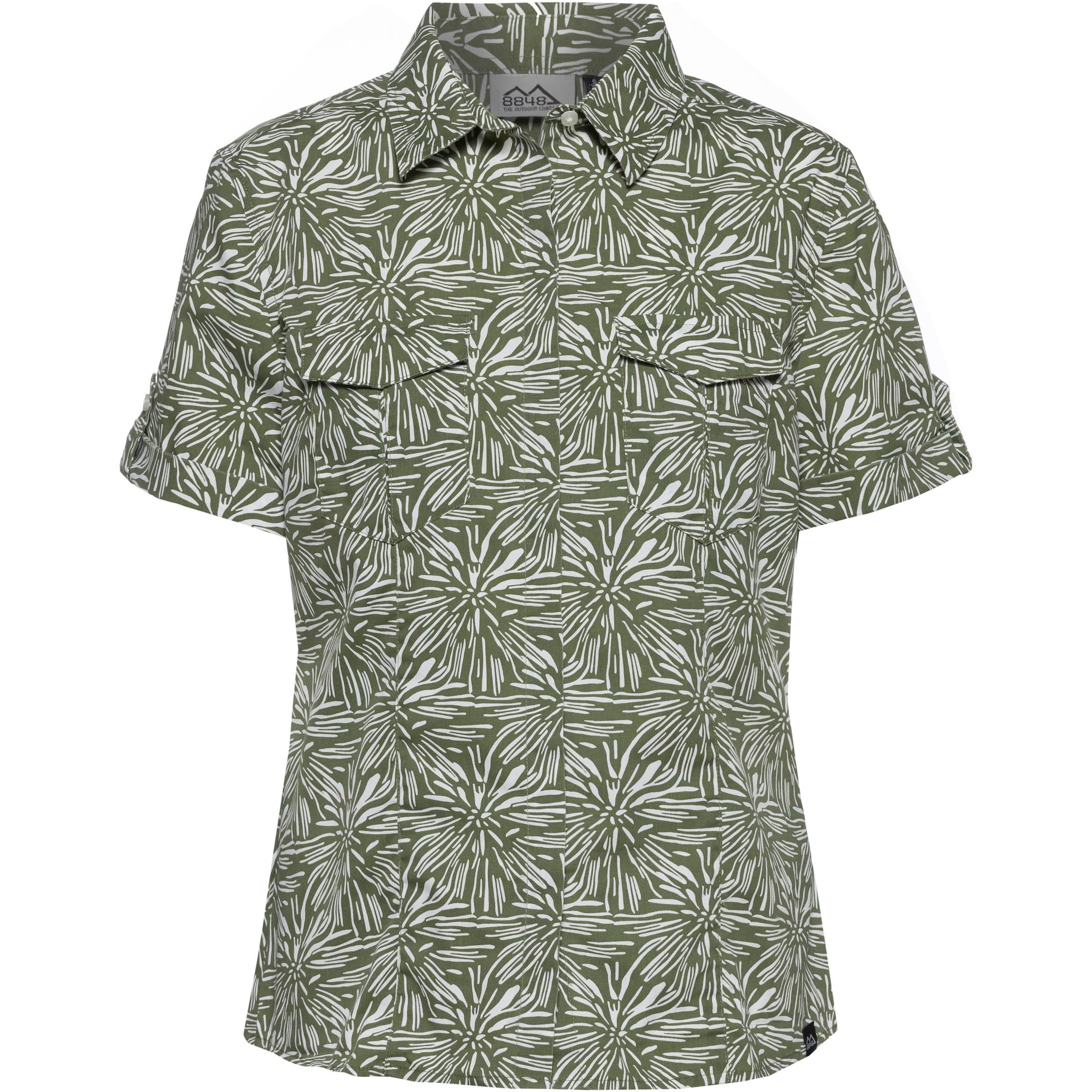 8848 Outdoor Funktionsbluse in Grün: Vorderseite