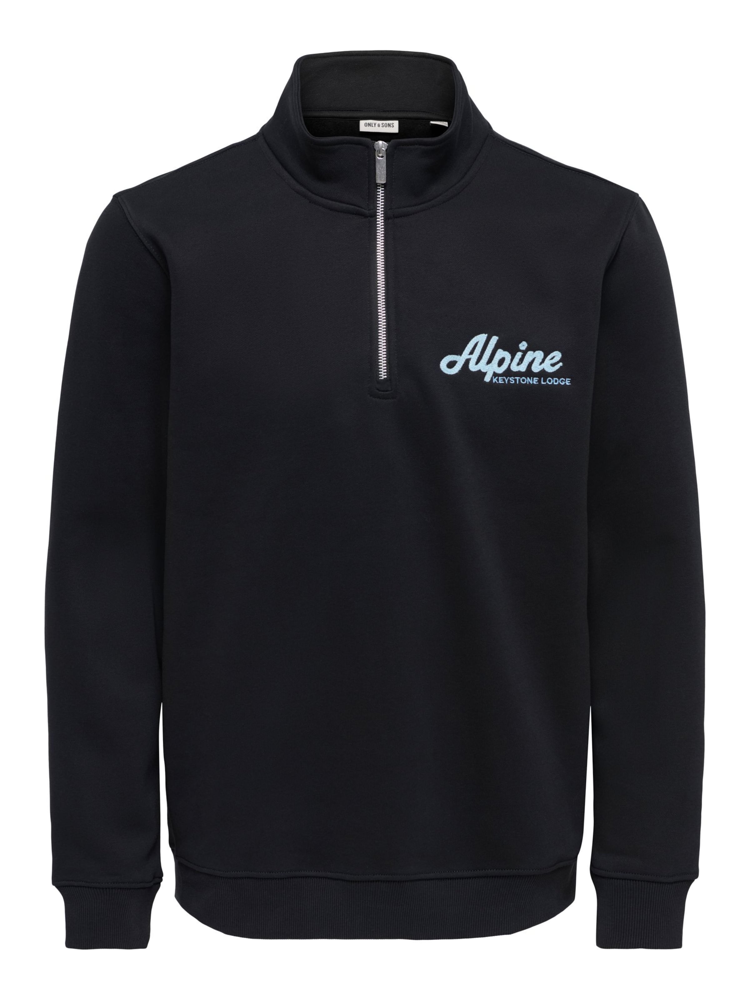 Only & Sons Sweatshirt 'ONSConnor' in Schwarz: Vorderseite