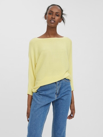 Pullover 'Nora' di VERO MODA in giallo: frontale