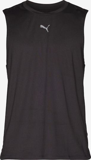 PUMA Toiminnallinen paita 'Cloudspun' värissä harmaa / musta, Tuotenäkymä