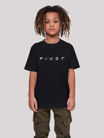 F4NT4STIC Shirt 'Friends pivot' in Zwart: voorkant