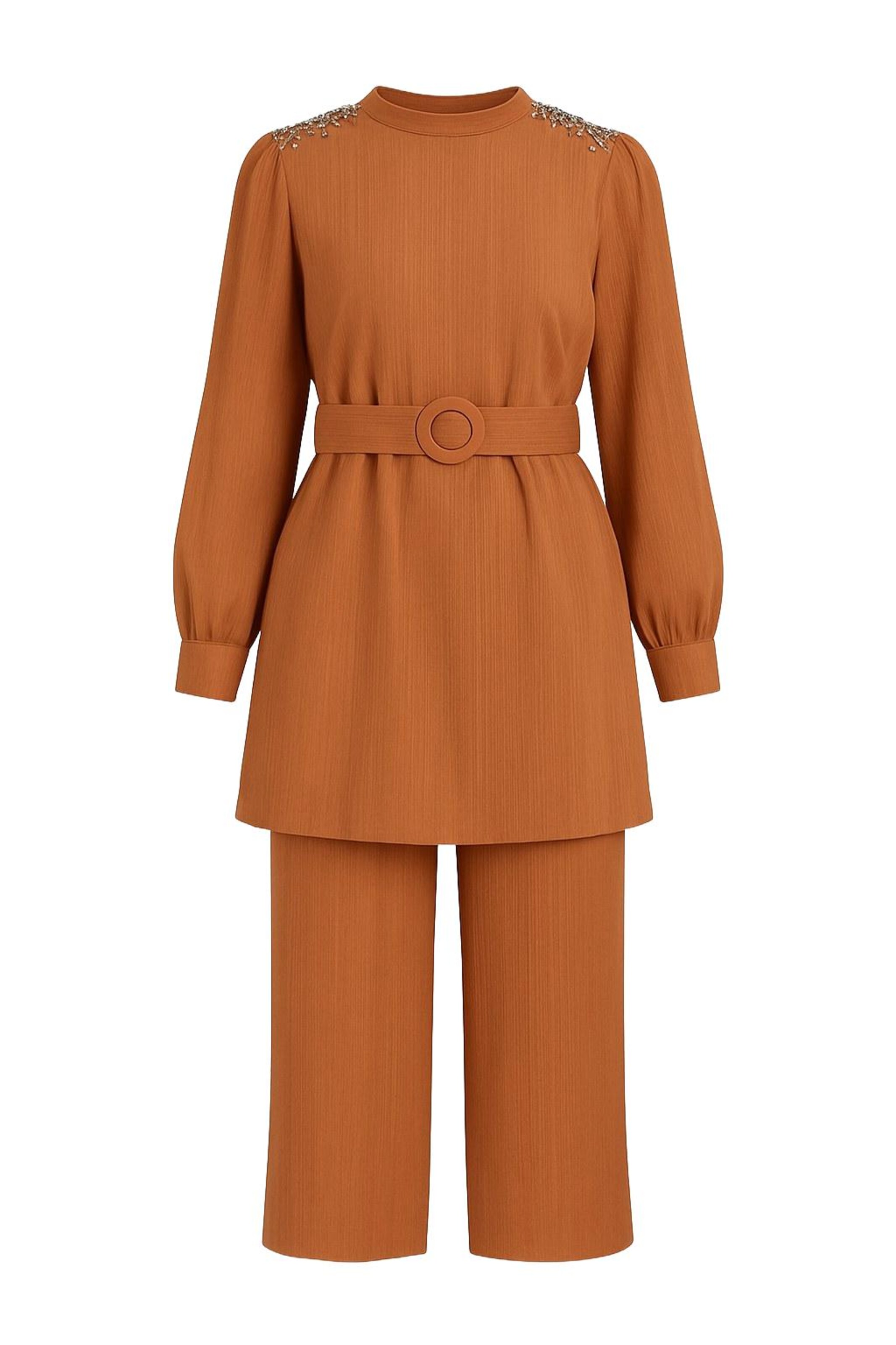 MODAMIHRAM Set in Braun: Vorderseite