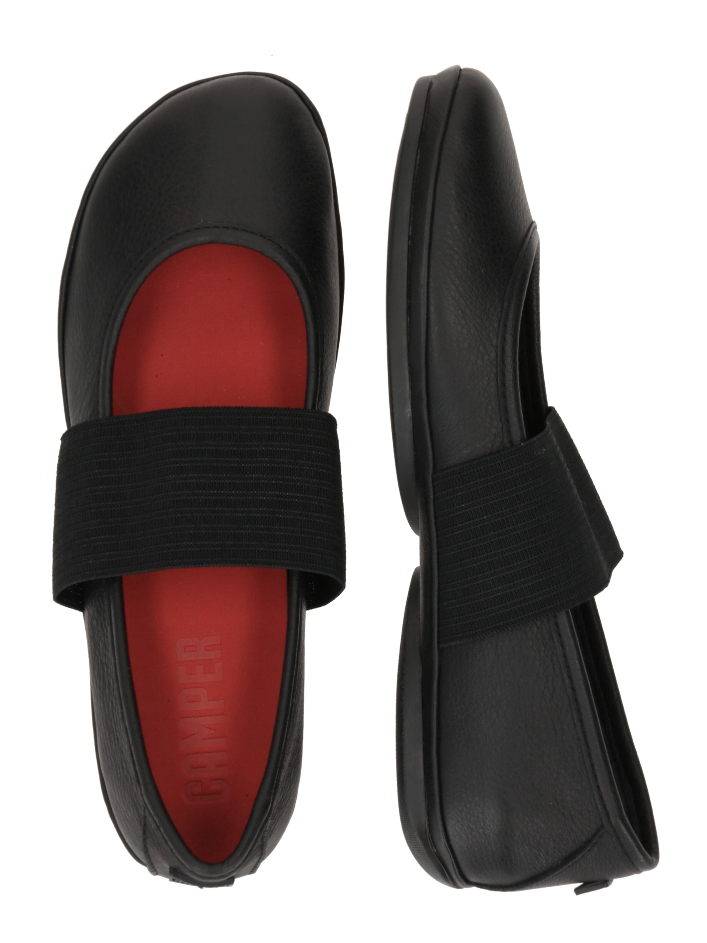 CAMPER Baleríny s ramienkom 'Right Nina' - Čierna