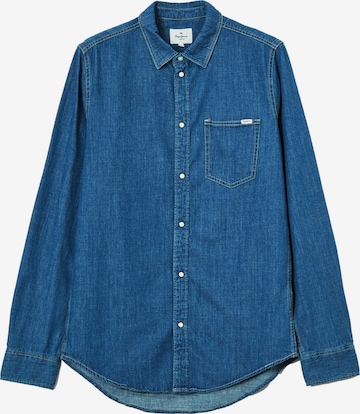 Pepe Jeans Regular fit Overhemd 'Porter' in Blauw: voorkant