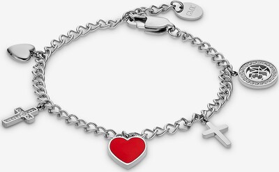 Guido Maria Kretschmer Jewellery Bracelet in Red / Silver, Item view