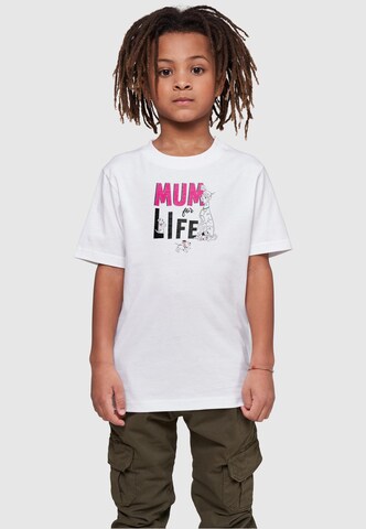 T-Shirt 'Mother's Day - 101 Dalmatians Mum For Life' ABSOLUTE CULT en blanc : devant