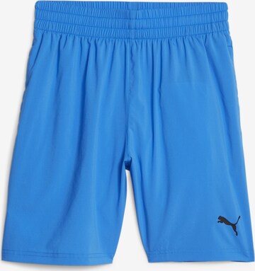 PUMA Workout Pants in Blue: front