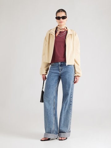 VERO MODA Majica 'VMFIE' | rdeča barva