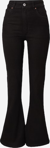 Cotton On Flared Jeans in Black: front