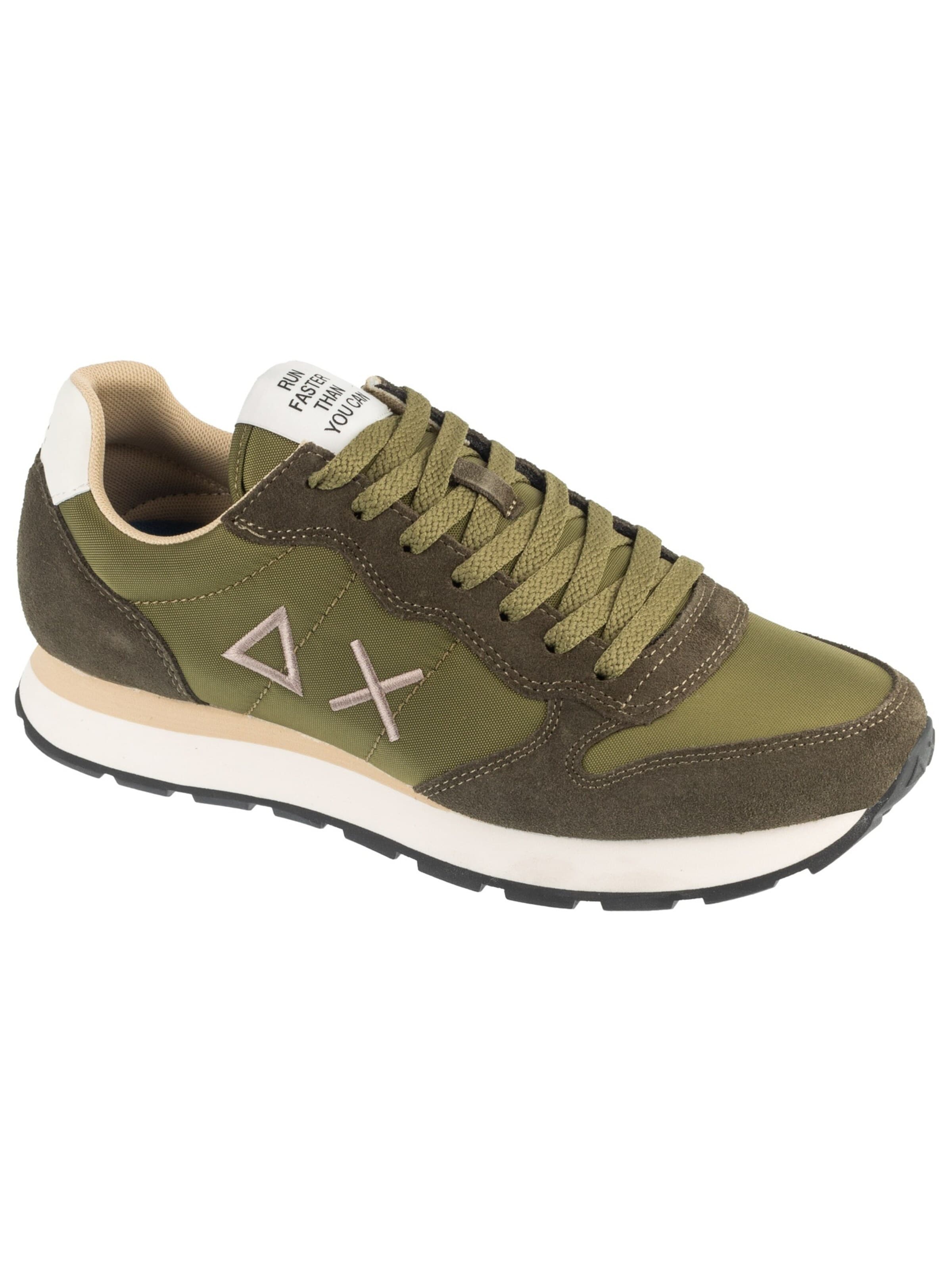 SUN68 Sneakers laag 'SUN68 Tom Solid' in Groen: voorkant
