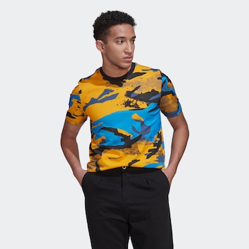 ADIDAS ORIGINALS Shirt 'Camo Series Allover Print' in Gelb: predná strana