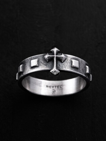 REYTEL Ring 'ROSARIUM' in Zilver: voorkant