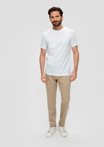 T-Shirt s.Oliver BLACK LABEL en blanc