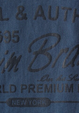 Man's World Regular Fit Hemd in Blau