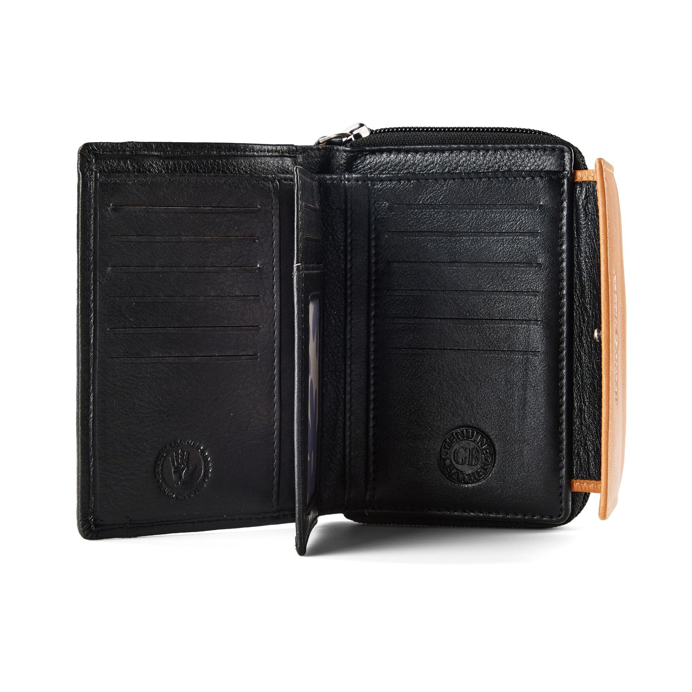 Portamonete 'Nappa' di GREENBURRY in nero