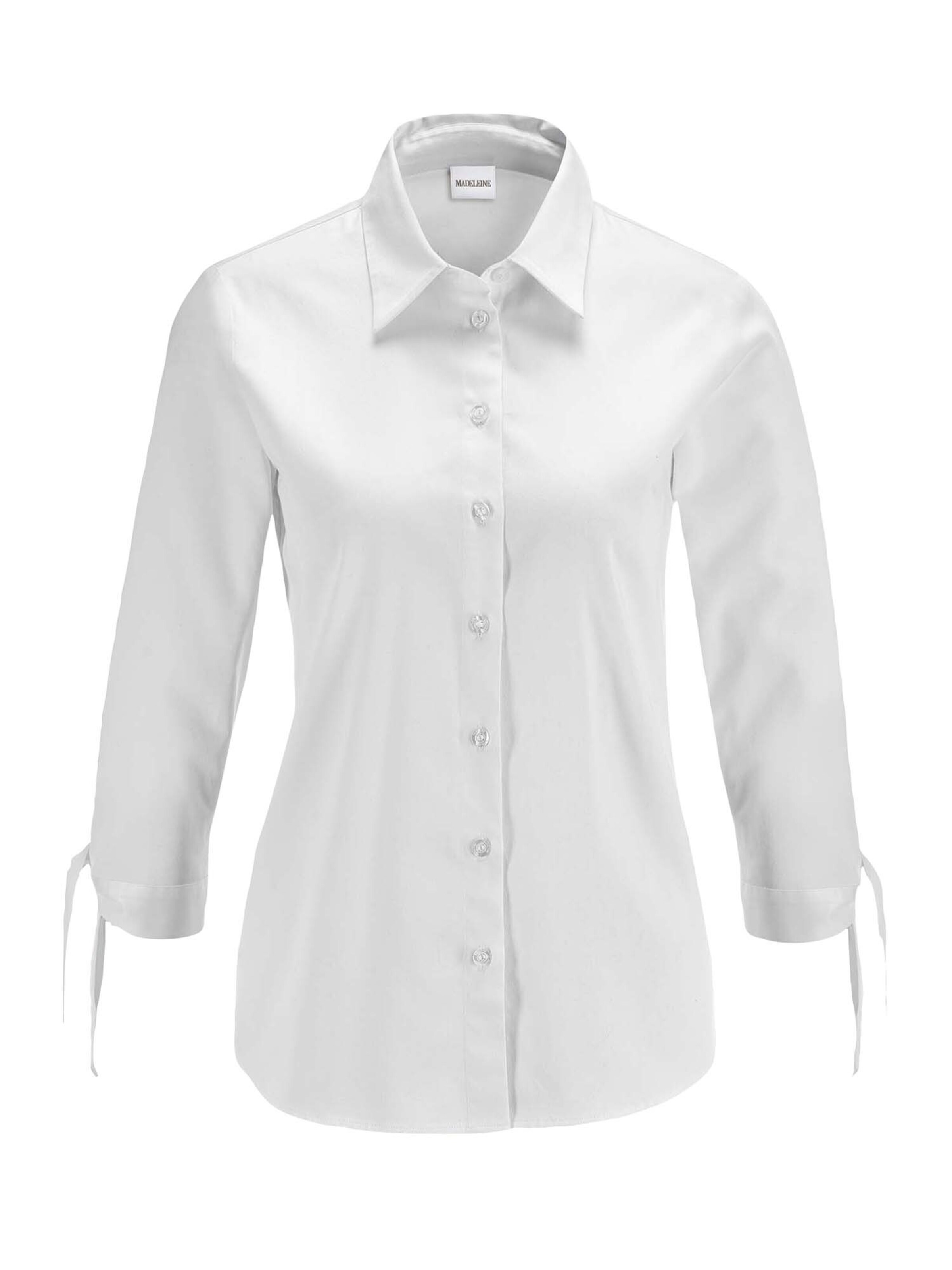 MADELEINE Bluse in Weiß: Vorderseite