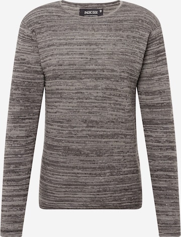 INDICODE JEANS Sweater 'Tucker' in Grey: front