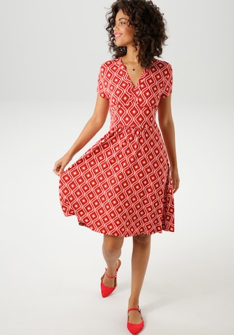 Aniston CASUAL Sommerkleid in Rot