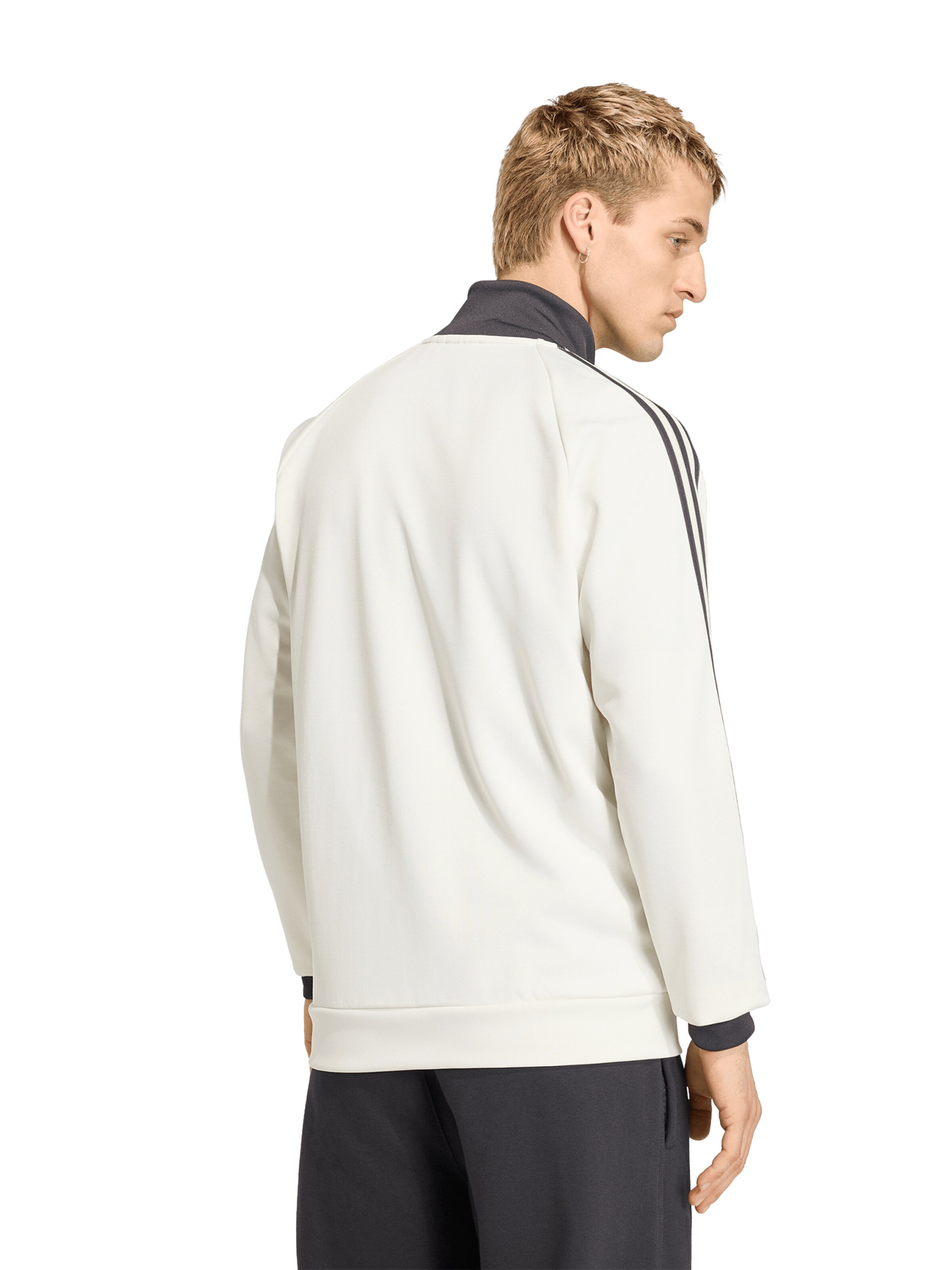 ADIDAS ORIGINALS Athletic Jacket in White