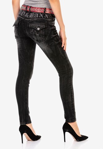 CIPO & BAXX Slimfit Jeans in Schwarz