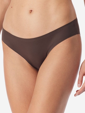 Slip ' Invisible Soft ' SCHIESSER en marron : devant