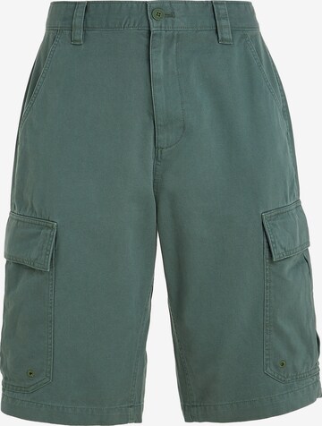 Tommy Jeans - Pantalón cargo en verde: frente