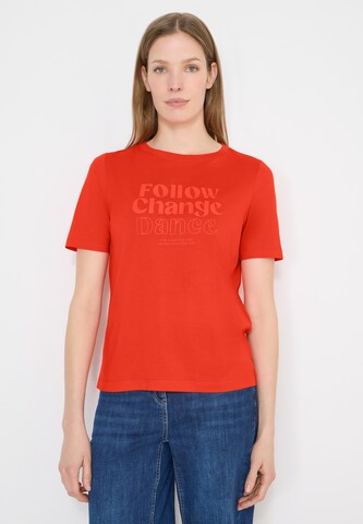 CECIL T-Shirt in Orange: Vorderseite
