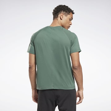 Reebok Функционална тениска в зелено