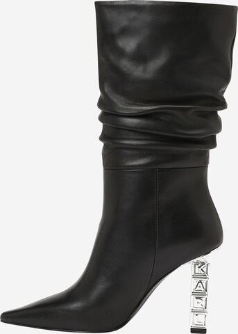 Karl Lagerfeld Boots 'KOLUMN' in Black