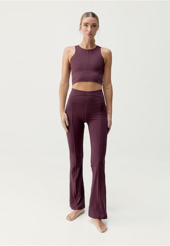 Born Living Yoga Bralette Bra 'Saori' in Red