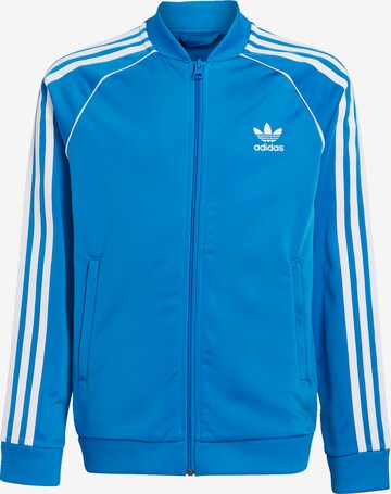 ADIDAS ORIGINALS Regular Sweatvest 'Adicolor Sst' in Blauw: voorkant