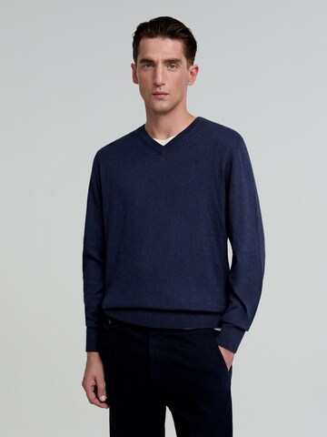 Scalpers Pullover in Blau