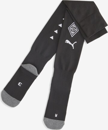 PUMA Athletic Socks 'Borussia Mönchengladbach' in Black: front