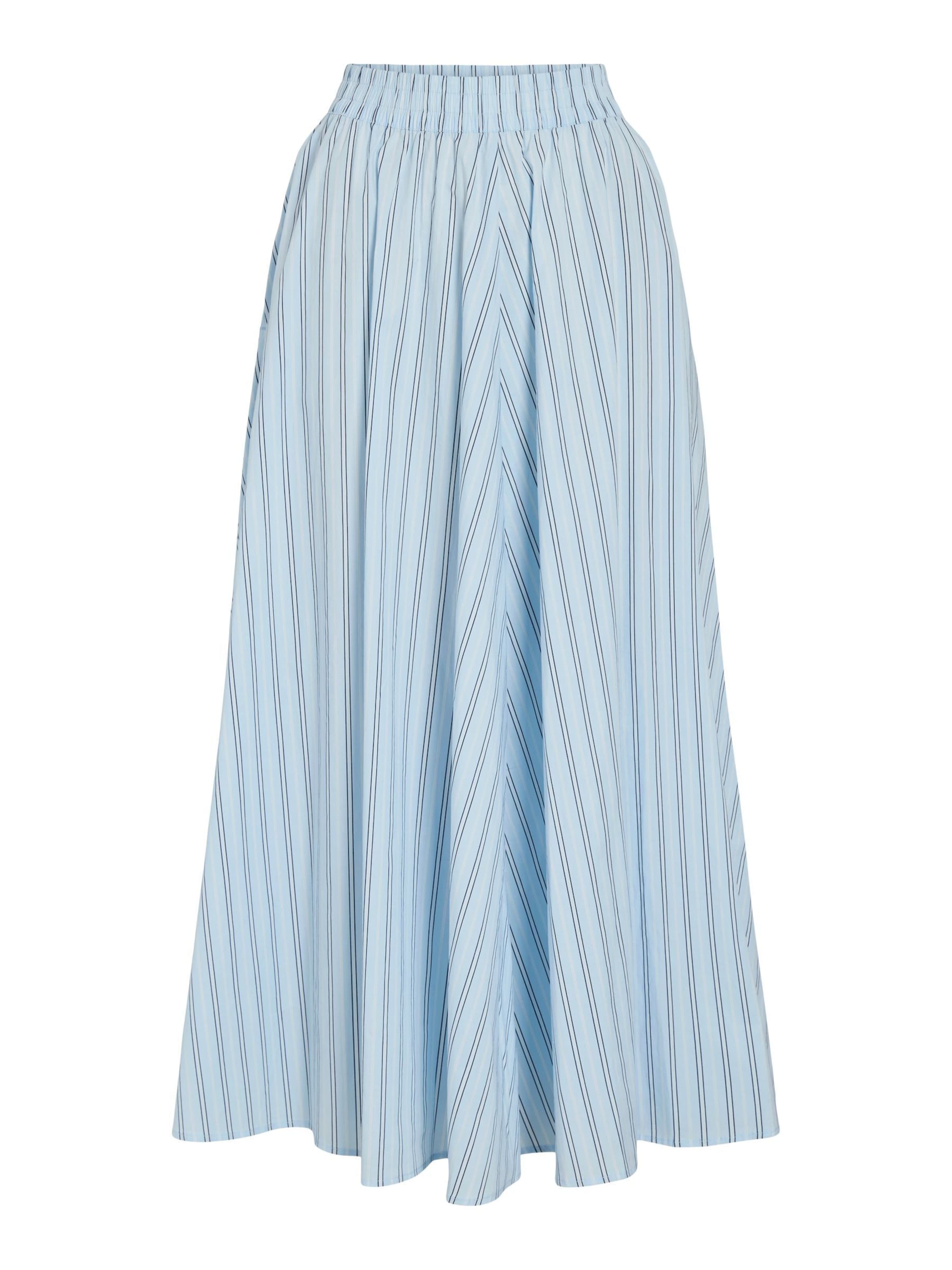 VILA Rok 'VIValencia' in Blauw: voorkant