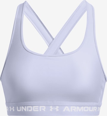 UNDER ARMOUR Bralette Sports Bra in Purple: front