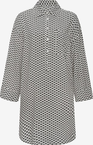 LASCANA Nachthemd in Schwarz: Vorderseite