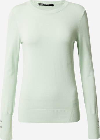 GUESS - Pullover 'ELINOR' em verde: frente