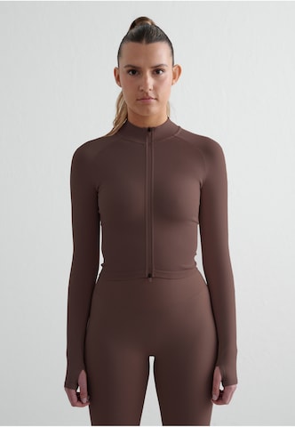 Aim'n Přechodná bunda – hnědá: přední strana