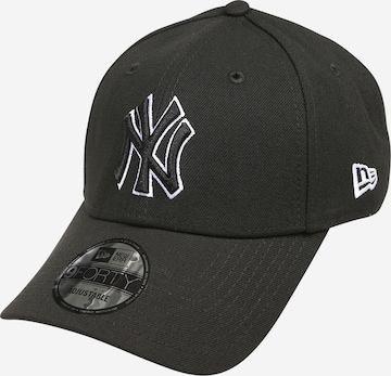 NEW ERA Cap 'POP OUTLINE 9FORTY' in Black: front