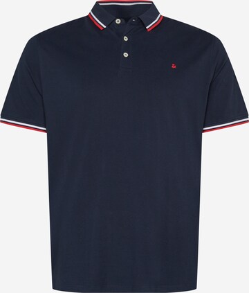 T-Shirt 'Paulos' Jack & Jones Plus en bleu : devant