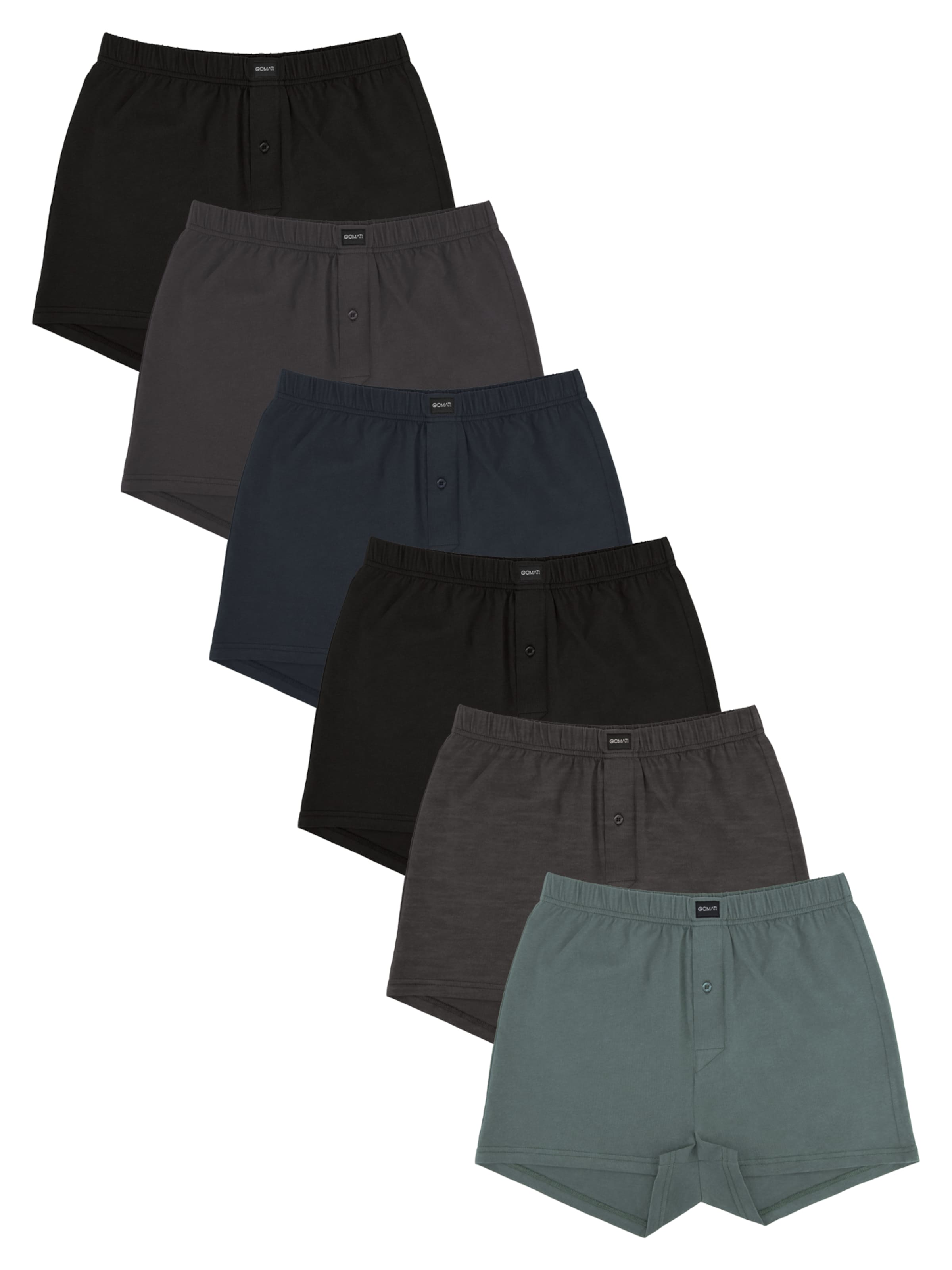 Gomati Boxer shorts 'Jersey Line' in Mixed colors: front
